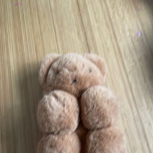 Beautiful brown bear mini backpack